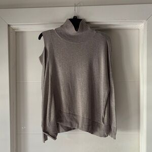 All Saints Soft Gray Cicily Turtleneck szS